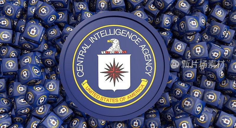 CIA, CIA徽章，美国中央情报局。
